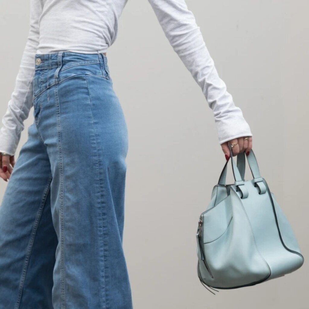 Loewe Light Blue Hammock handbag