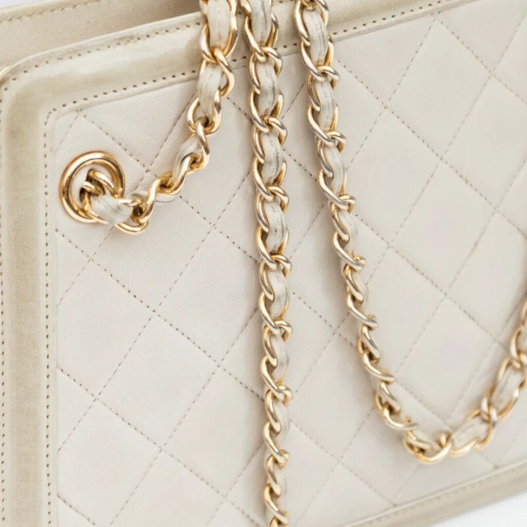 Chanel Vintage Lambskin Crossbody Bag