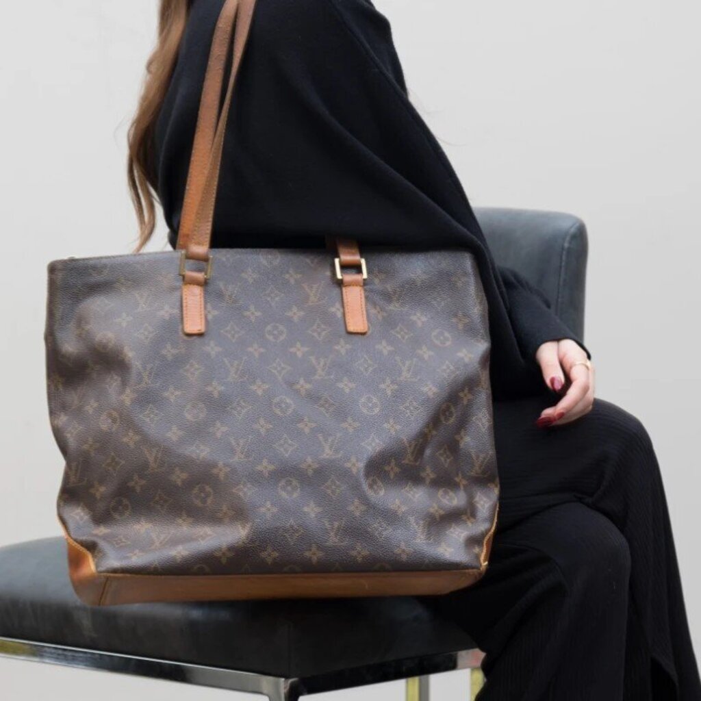 Louis Vuitton Cabas Mezzo Monogram Shoulder Bag