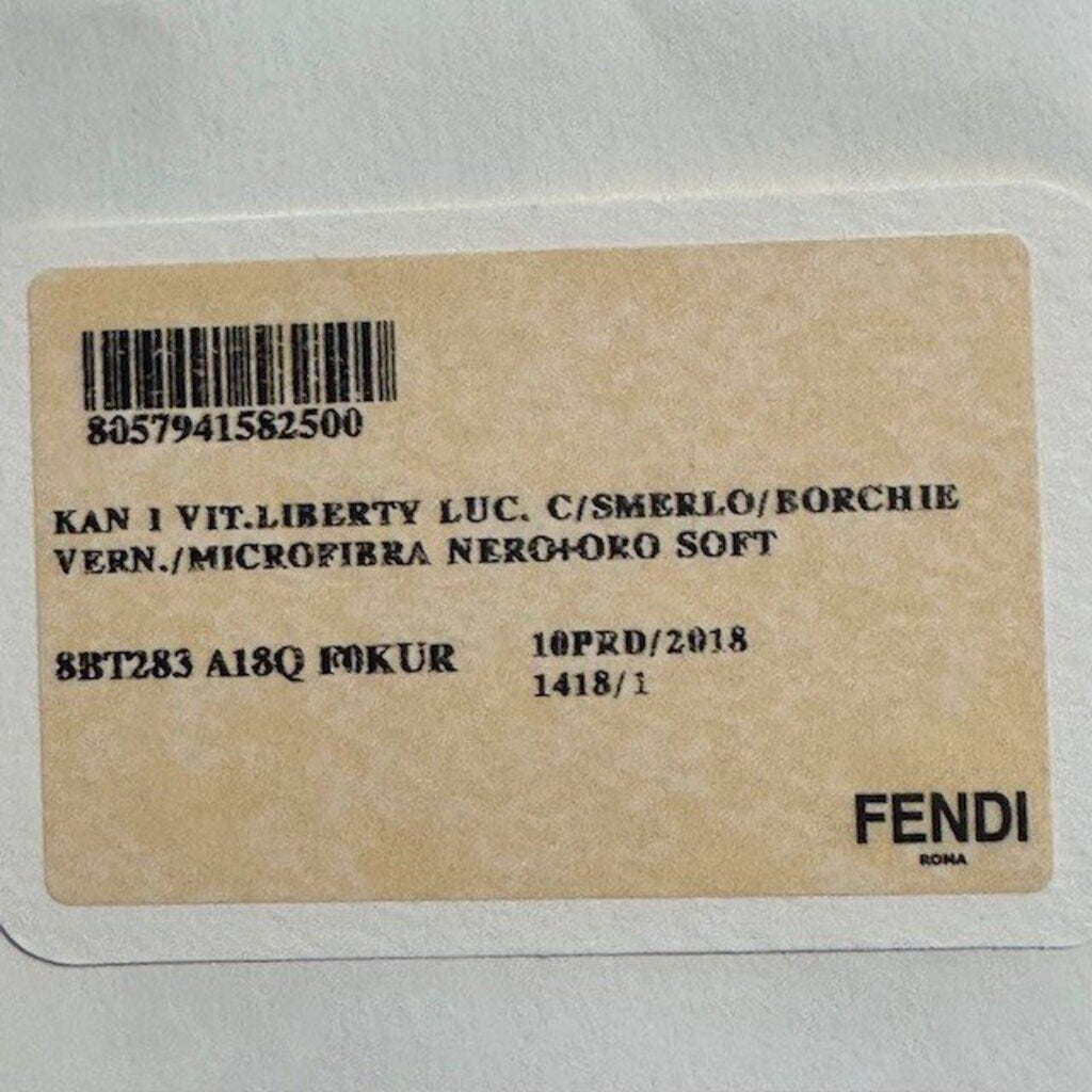 Fendi Liberty Scalloped Studded Shoulder Bag