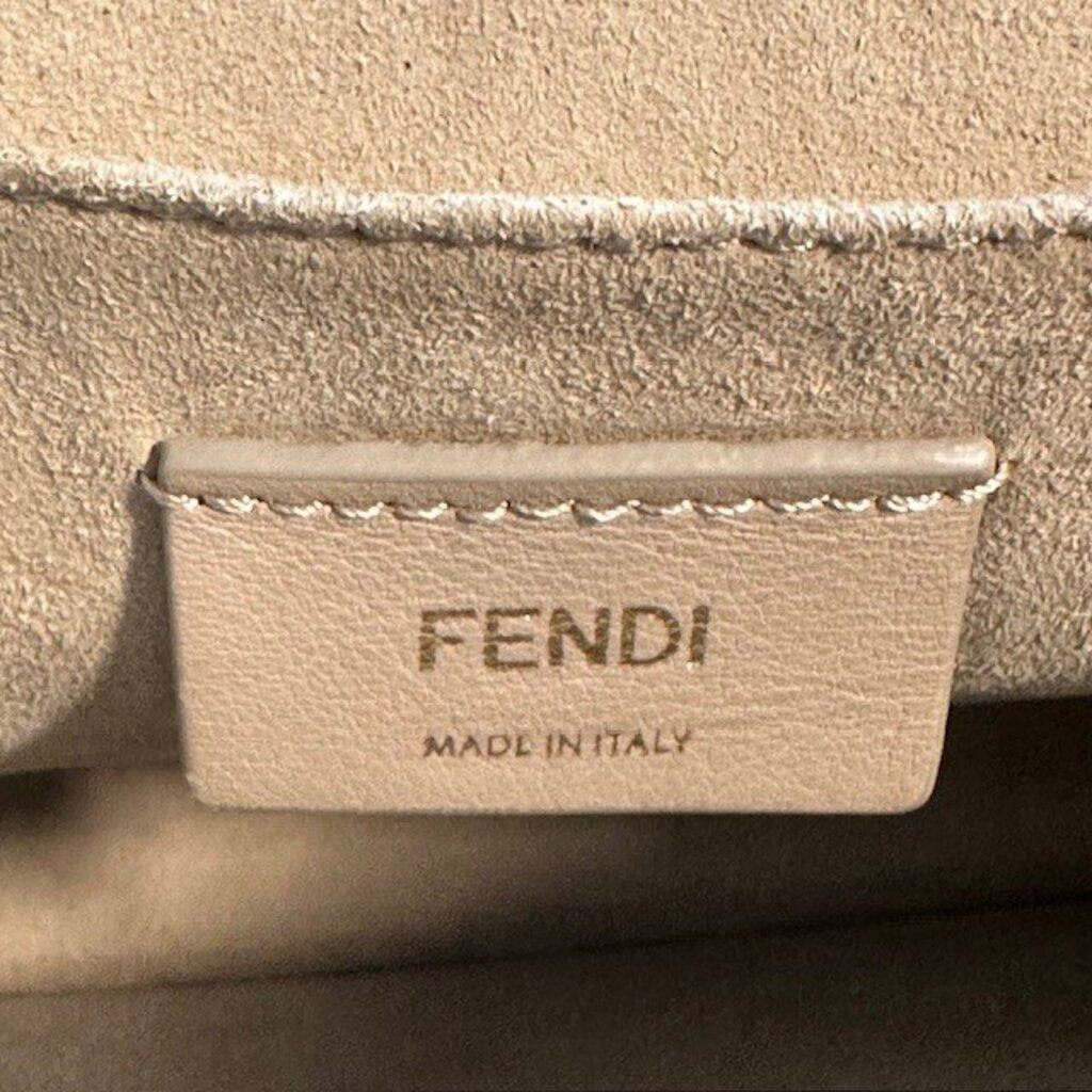 Fendi Liberty Scalloped Studded Shoulder Bag