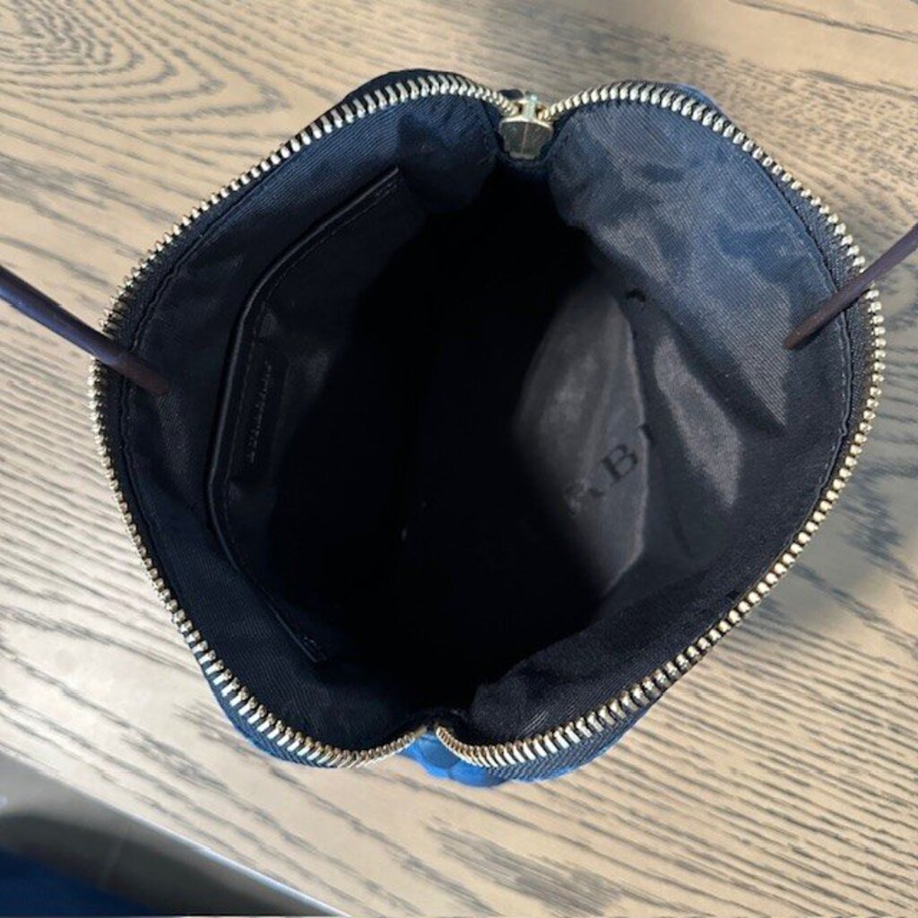 Burberry Nylon Snakeskin Clutch