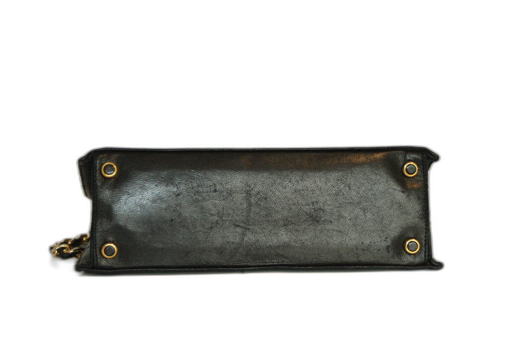 Chanel Flap Handbag W/ Mademoiselle Turnlock