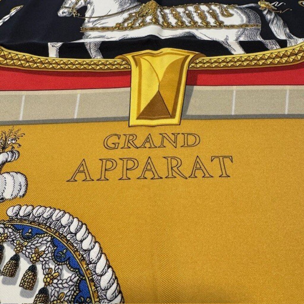 Hermes Grand Apparat Vintage Silk Scarf- 90cm