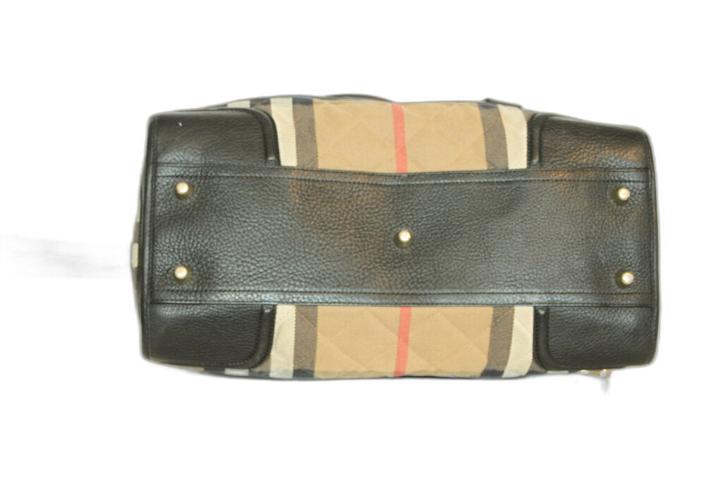 Burberry Manor House Check Quilted Shoulder Bag