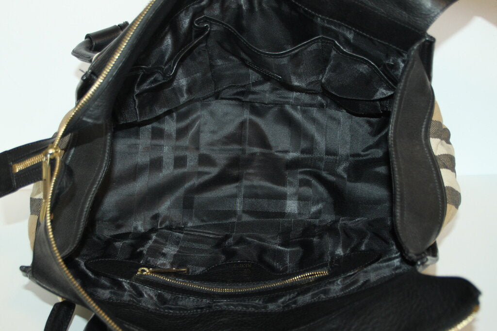 Burberry Manor House Check Quilted Shoulder Bag