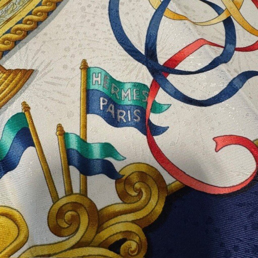 Hermes Luna Park Vintage Silk Scarf- 90cm