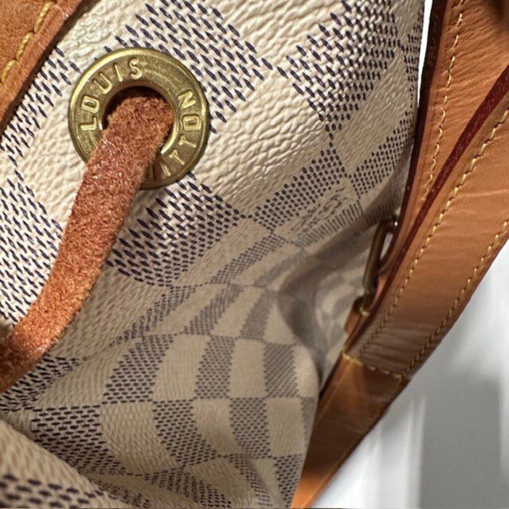 Louis Vuitton Noe Damier Azur Handbag