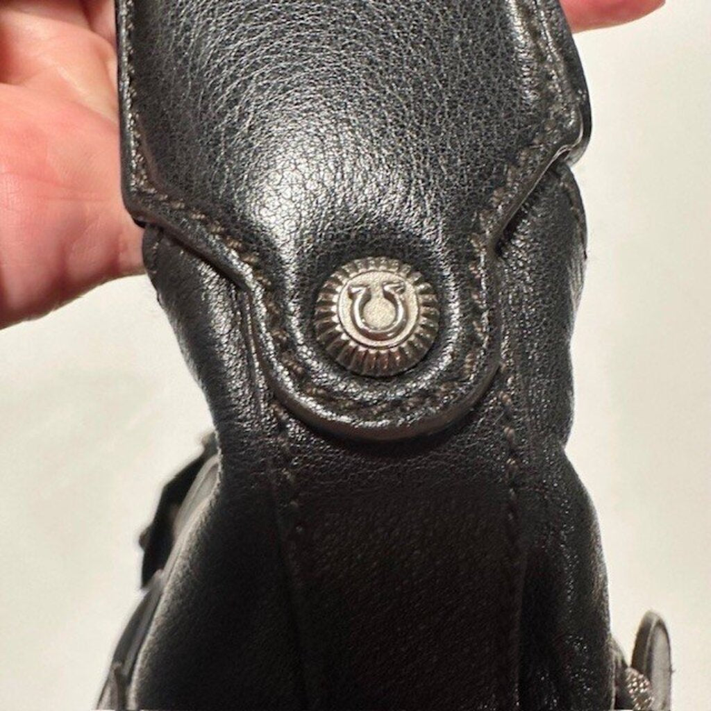 Salvatore Ferragamo Black Leather Hobo Bag