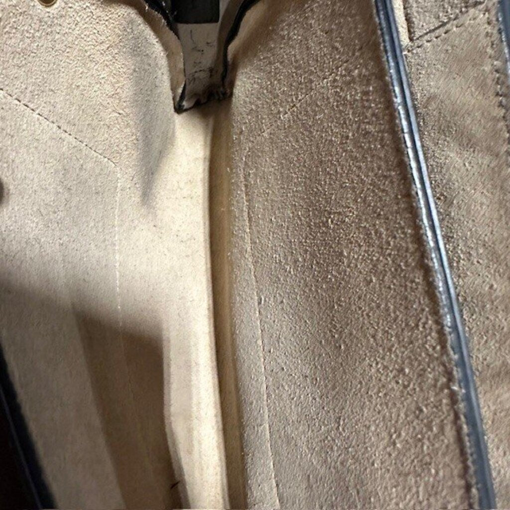 Chloe Faye Black Suede Leather Crossbody Bag