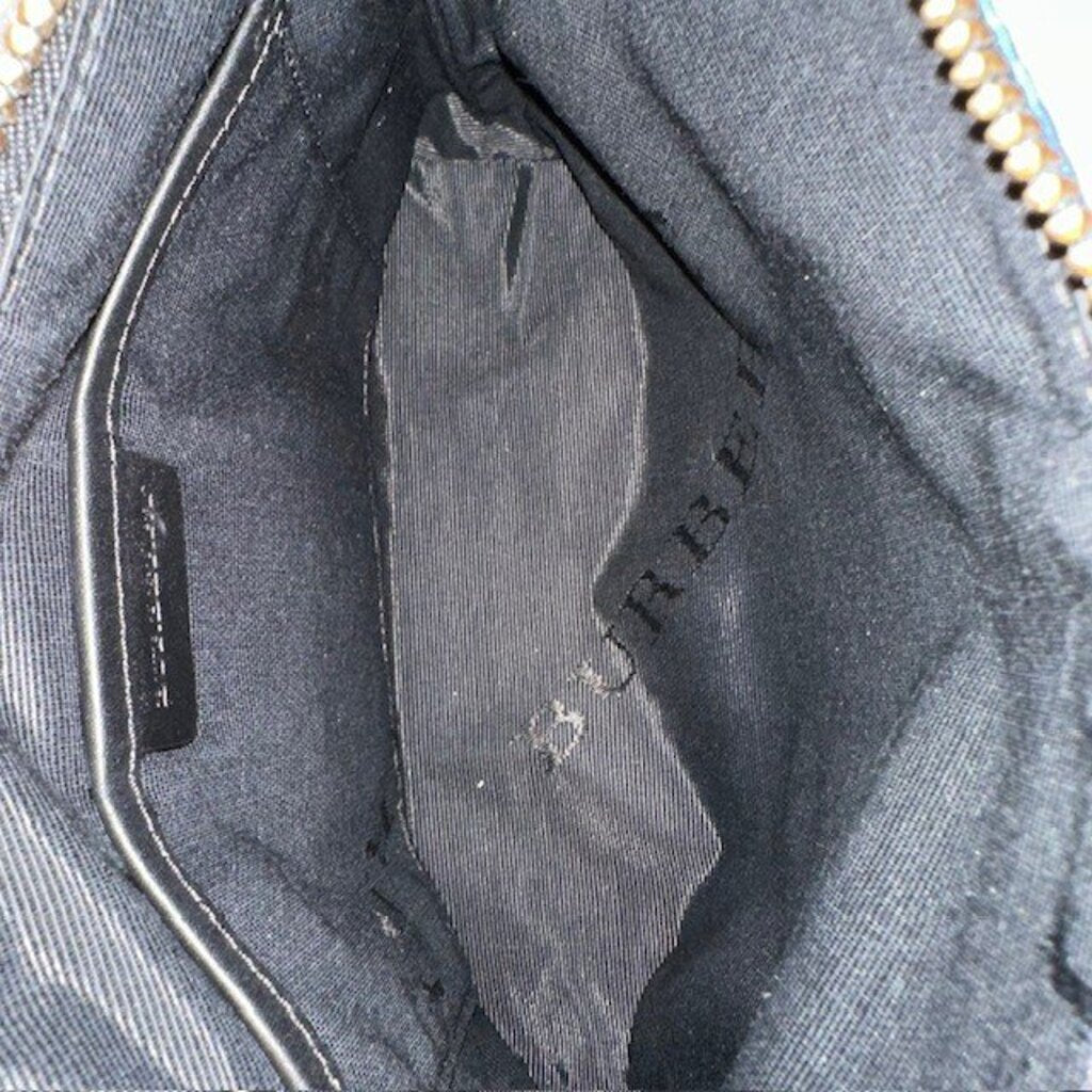 Burberry Nylon Snakeskin Clutch