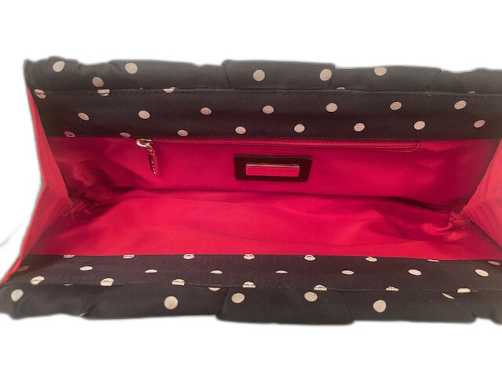 Dolce & Gabbana Polka Dot Satin Clutch