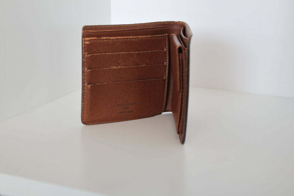 Louis Vuitton Marco Monogram Brown Canvas Bifold Wallet