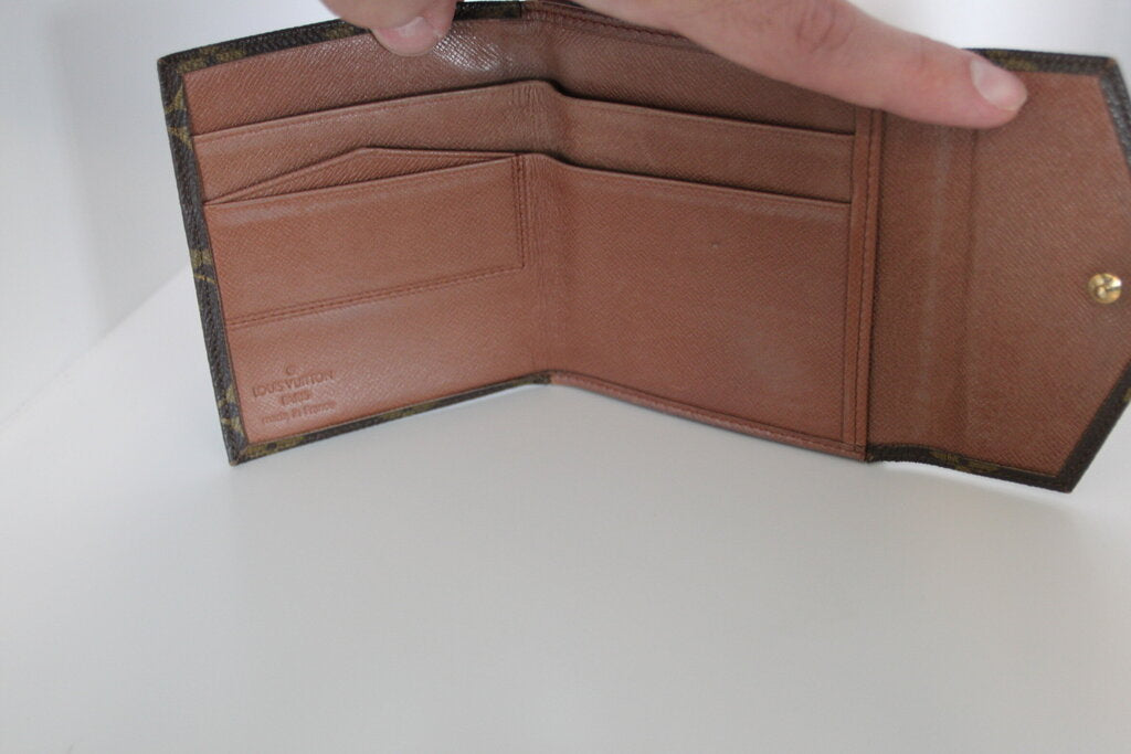Louis Vuitton Monogram Brown Canvas Porte-Billets Compact Wallet
