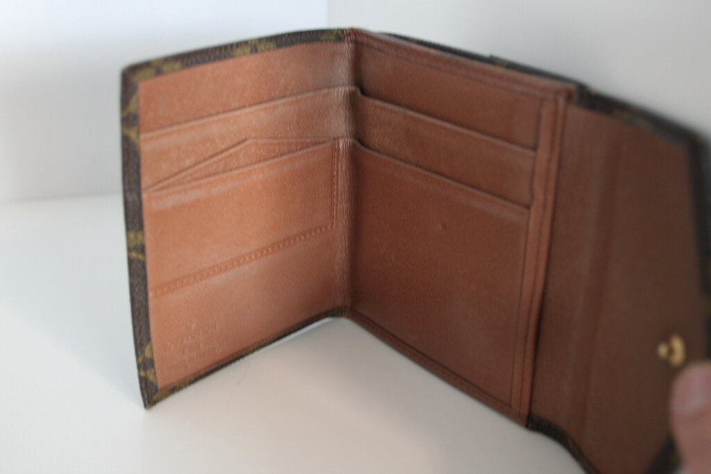 Louis Vuitton Monogram Brown Canvas Porte-Billets Compact Wallet