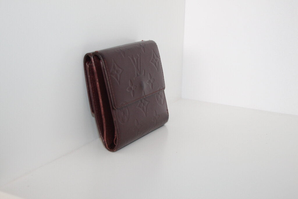 Louis Vuitton Monogram Vernis Amarante Compact Wallet