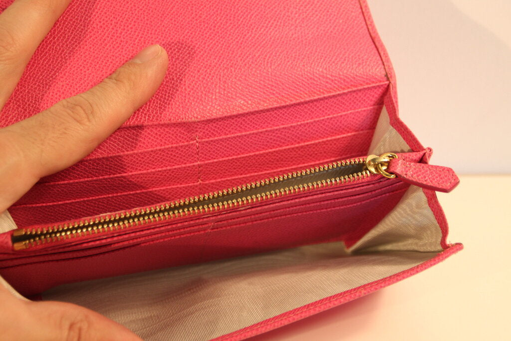 Valentino Pink Leather Wallet