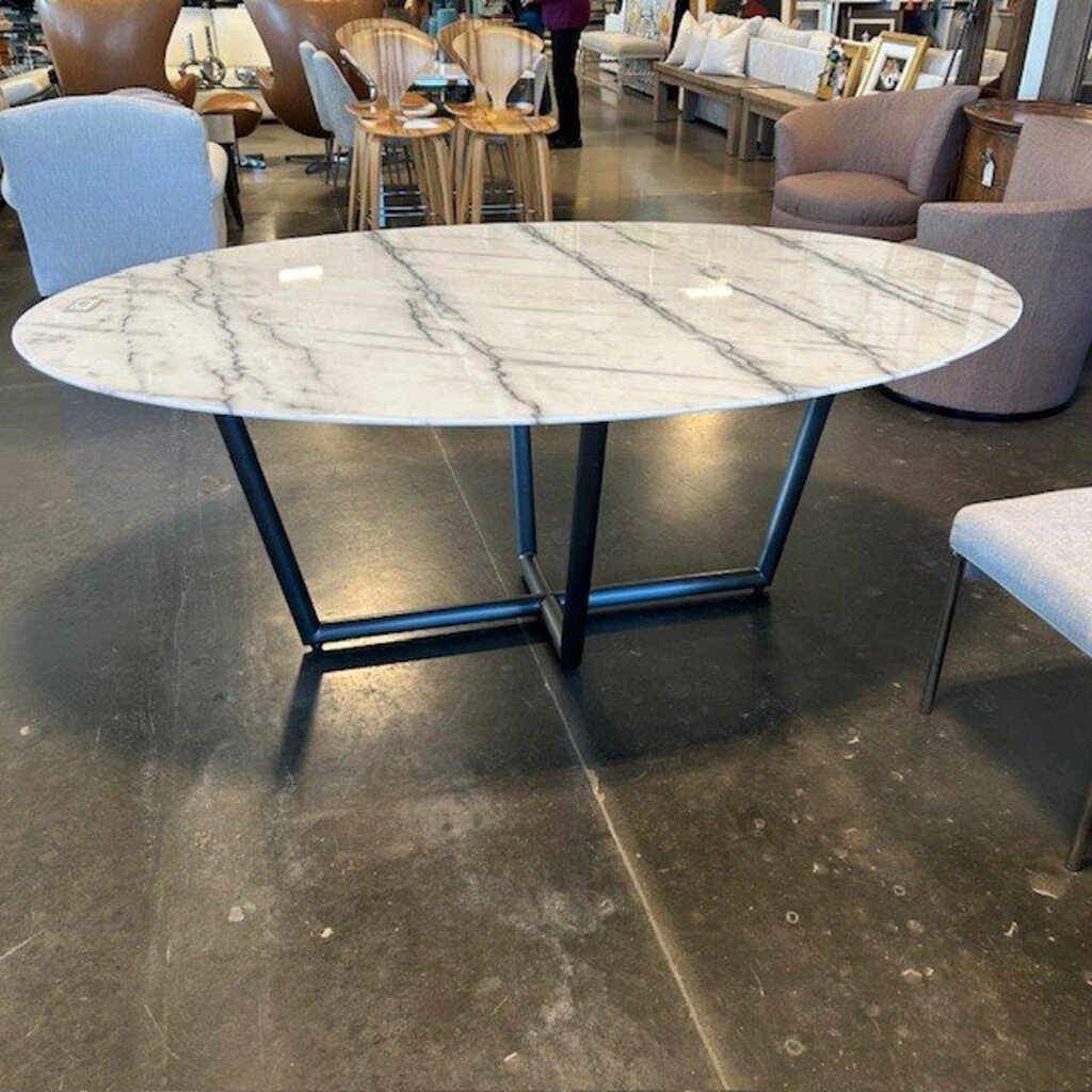 Mitchel Gold + Bob Williams Modern Oval Table- 76X48X30.5H