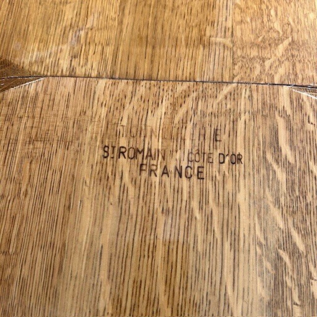 French Oak Wine Barrel Dining Table W/ 4 Barrel Head Top - 44X44X29H