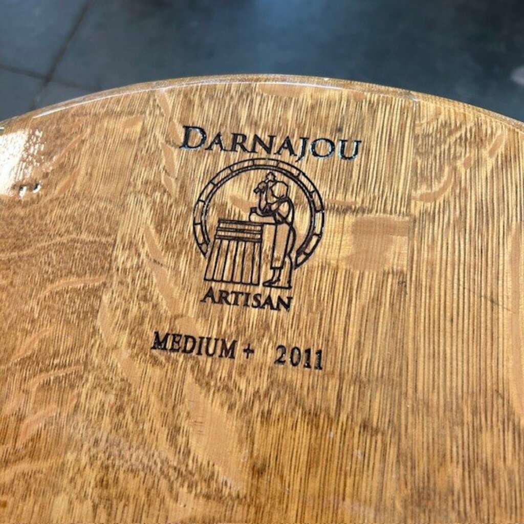 French Oak Wine Barrel Dining Table - 44X44X29H