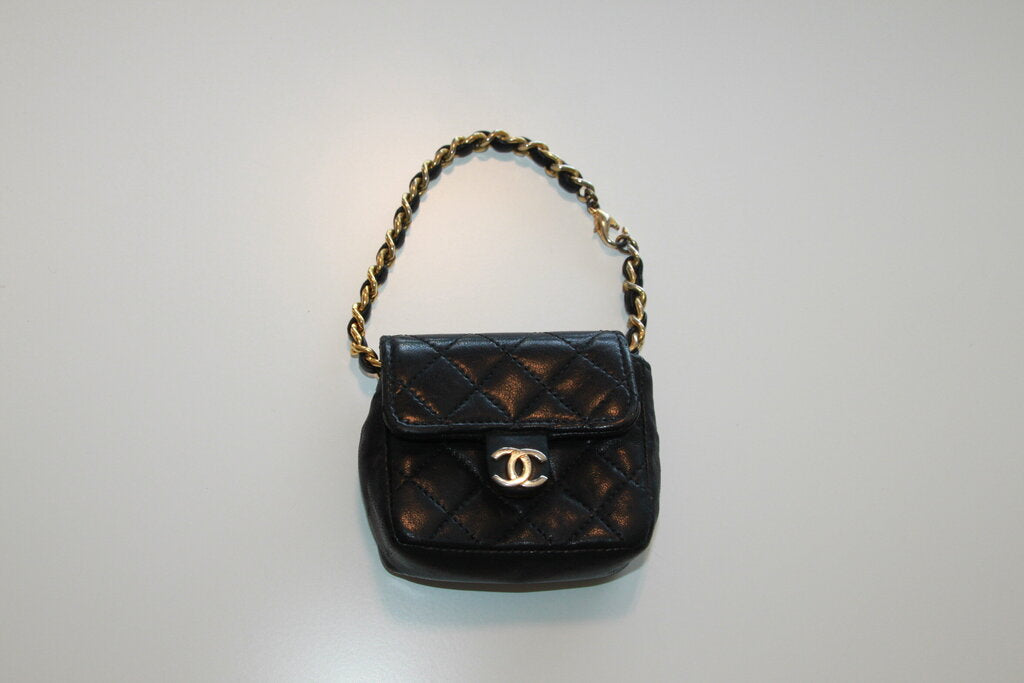 Chanel Vintage Micro Mini CC Charm Belt Accessory