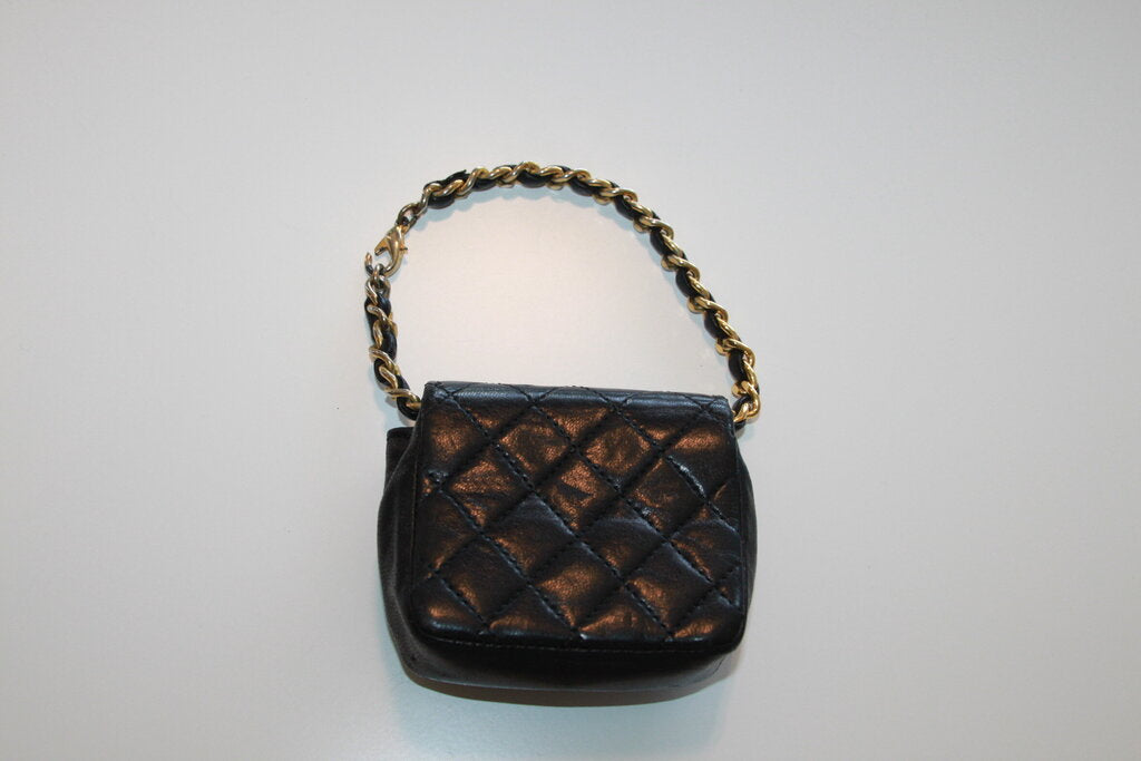 Chanel Vintage Micro Mini CC Charm Belt Accessory