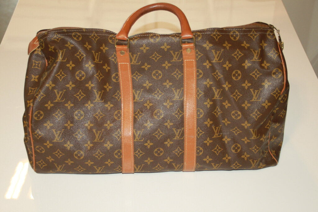 Louis Vuitton Keepall 50 Monogram Coated Canvas Travel Duffle
