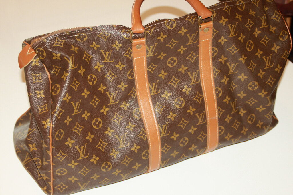 Louis Vuitton Keepall 50 Monogram Coated Canvas Travel Duffle