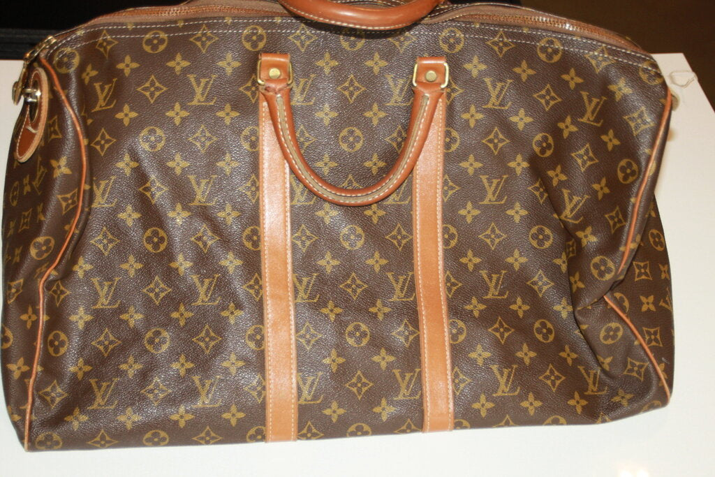 Louis Vuitton Keepall 50 Monogram Coated Canvas Travel Duffle