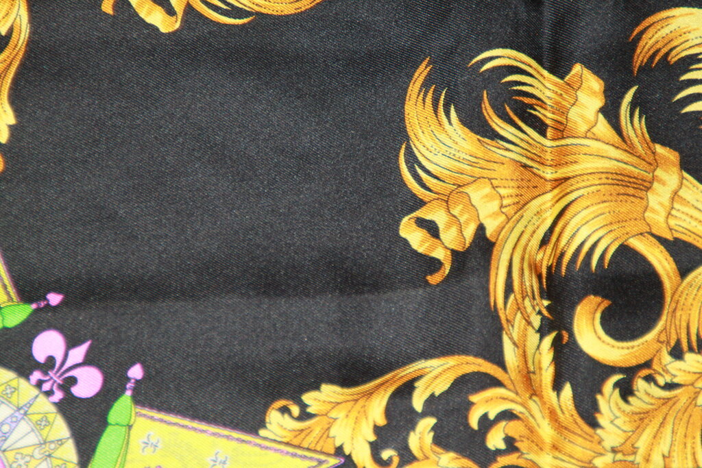 Versace Atelier Baroque Nautical Silk Scarf - 86CM