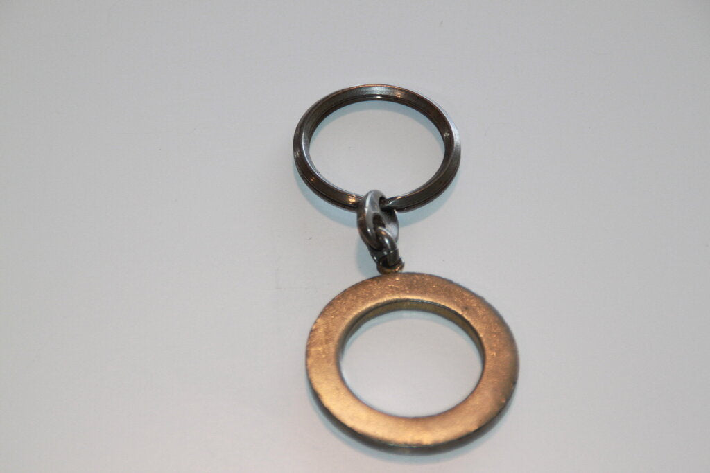 Chanel Vintage Silver-Tone Keychain