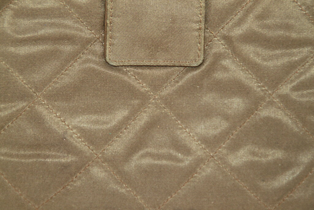 Prada Tessuto Quilted Khaki Nylon And Leather Wallet