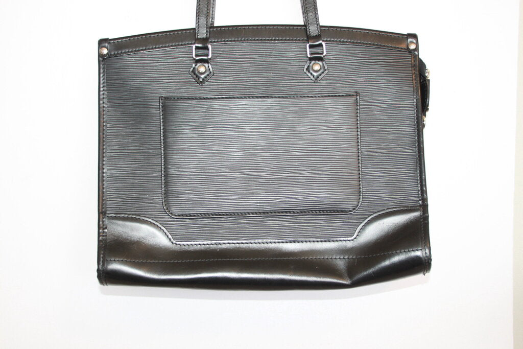 Louis Vuitton Madeleine GM Black Epi Leather Shoulder Bag