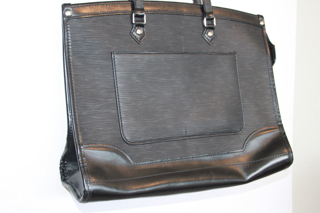 Louis Vuitton Madeleine GM Black Epi Leather Shoulder Bag