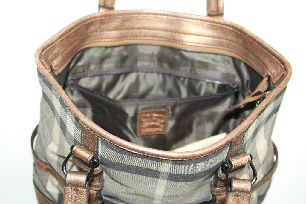 Burberry Shimmer Check Degrade Tote Bag
