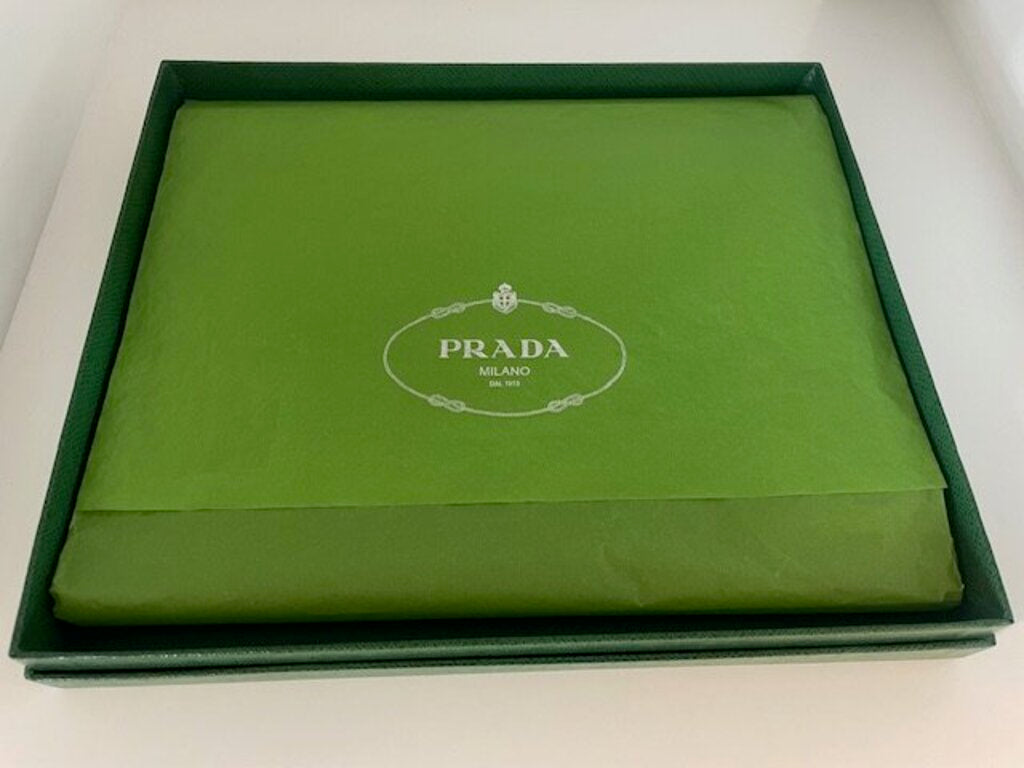 Prada Saffiano Blue Leather iPad Case