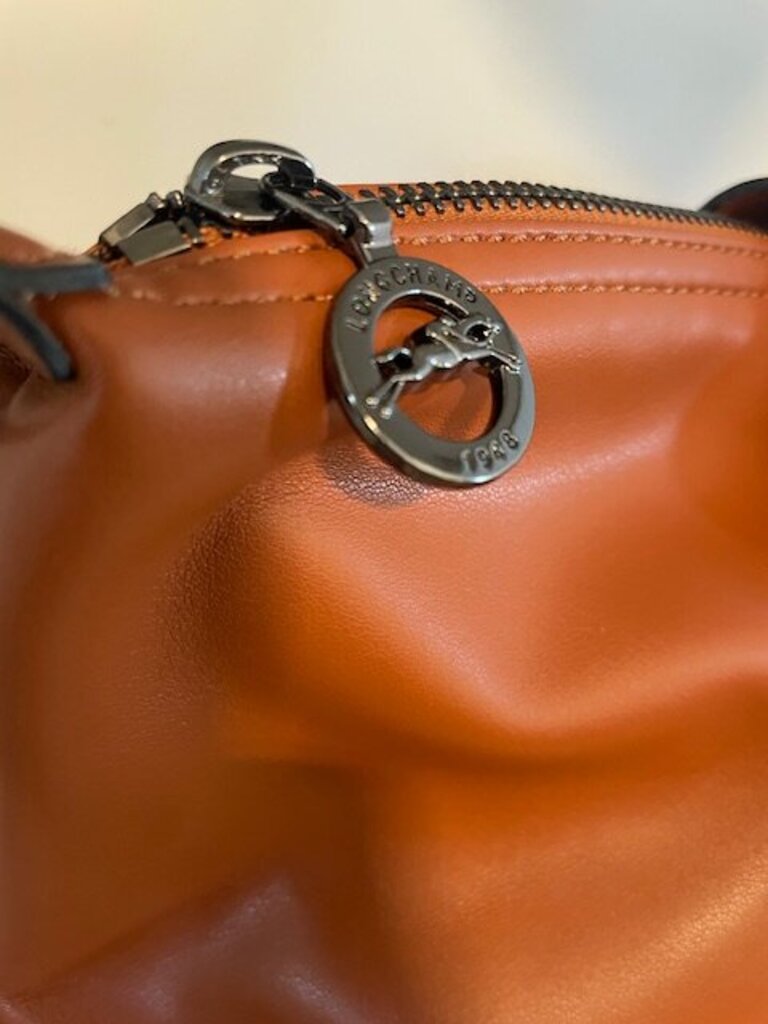 Longchamp Le Pliage Xtra Brown Leather Hobo Bag