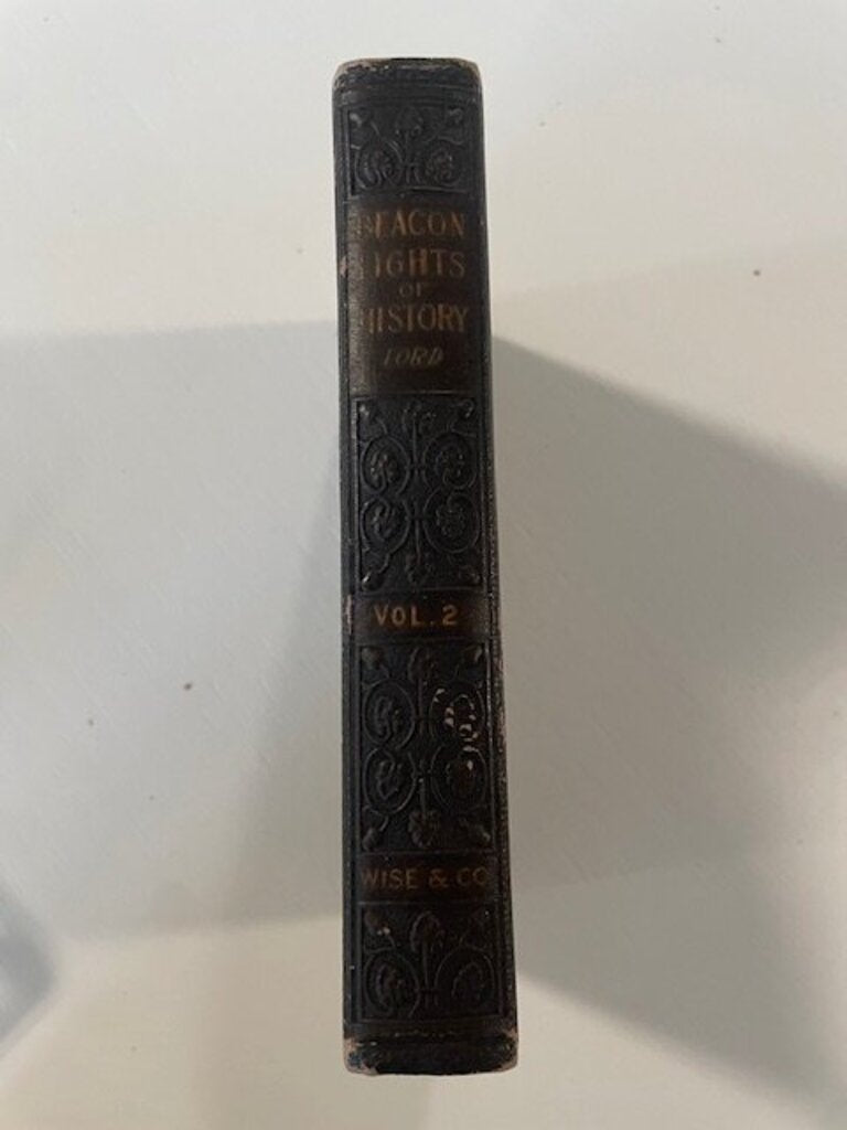 John Lord Beacon Lights Of History Vol II Jewish Heroes & Prophets - 1921 Edition