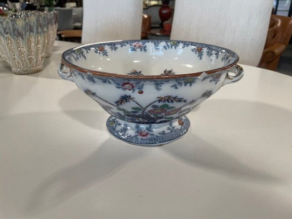 Minton BB New Stone Handled Pedestal Bowl -11X5.5H -AS IS
