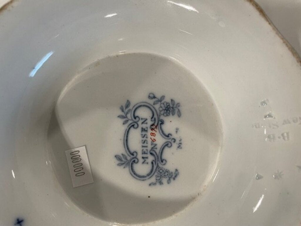 Minton BB New Stone Handled Pedestal Bowl -11X5.5H -AS IS