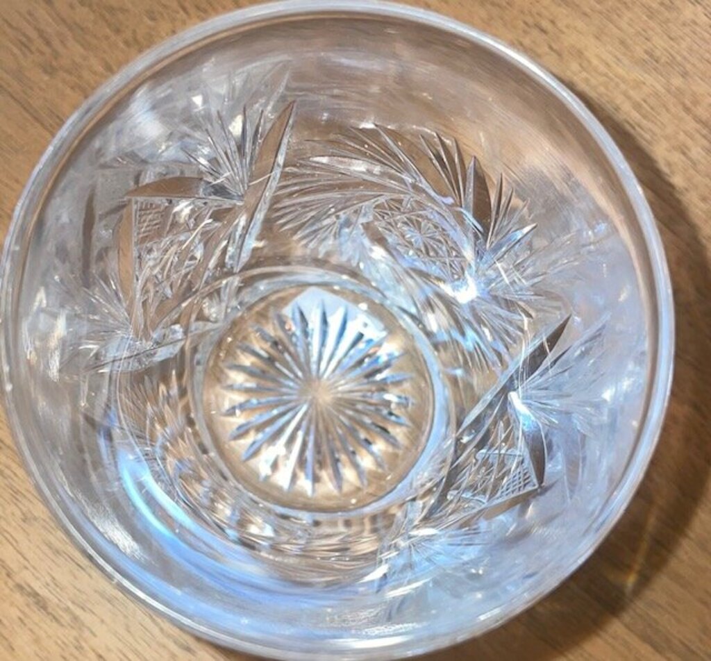 T.B. Clark & Co. TKC2 Clear Cut Glass Tumbler - 3X3.75H