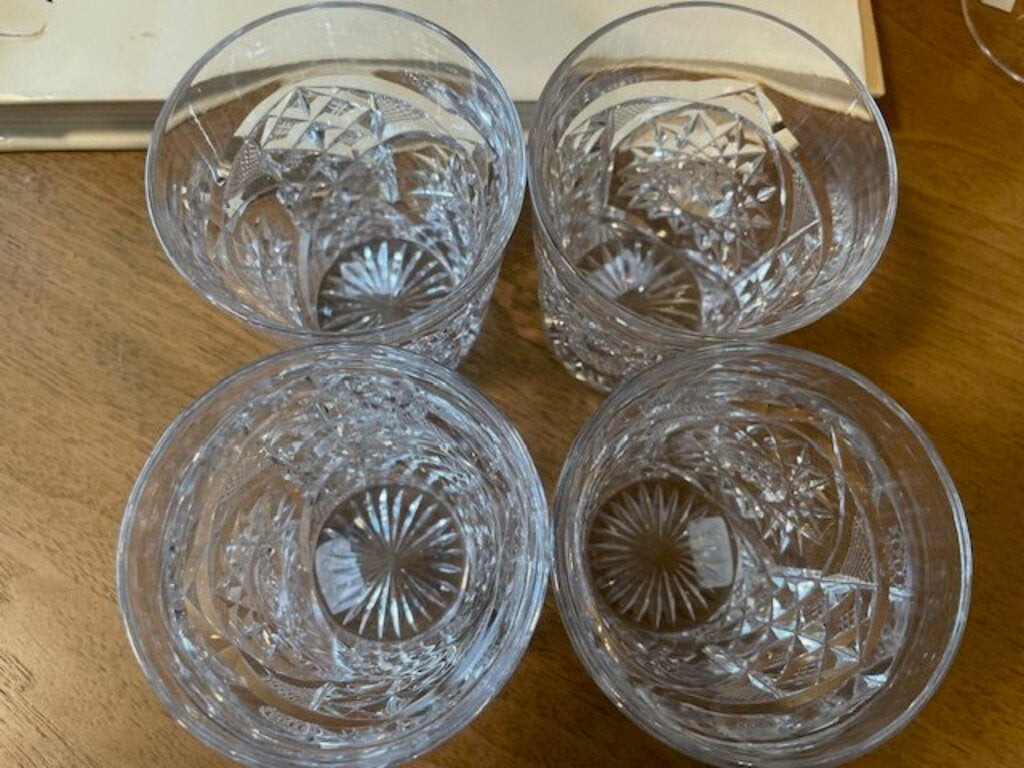 American Brilliant Period Cut Glass Set - Set of 4