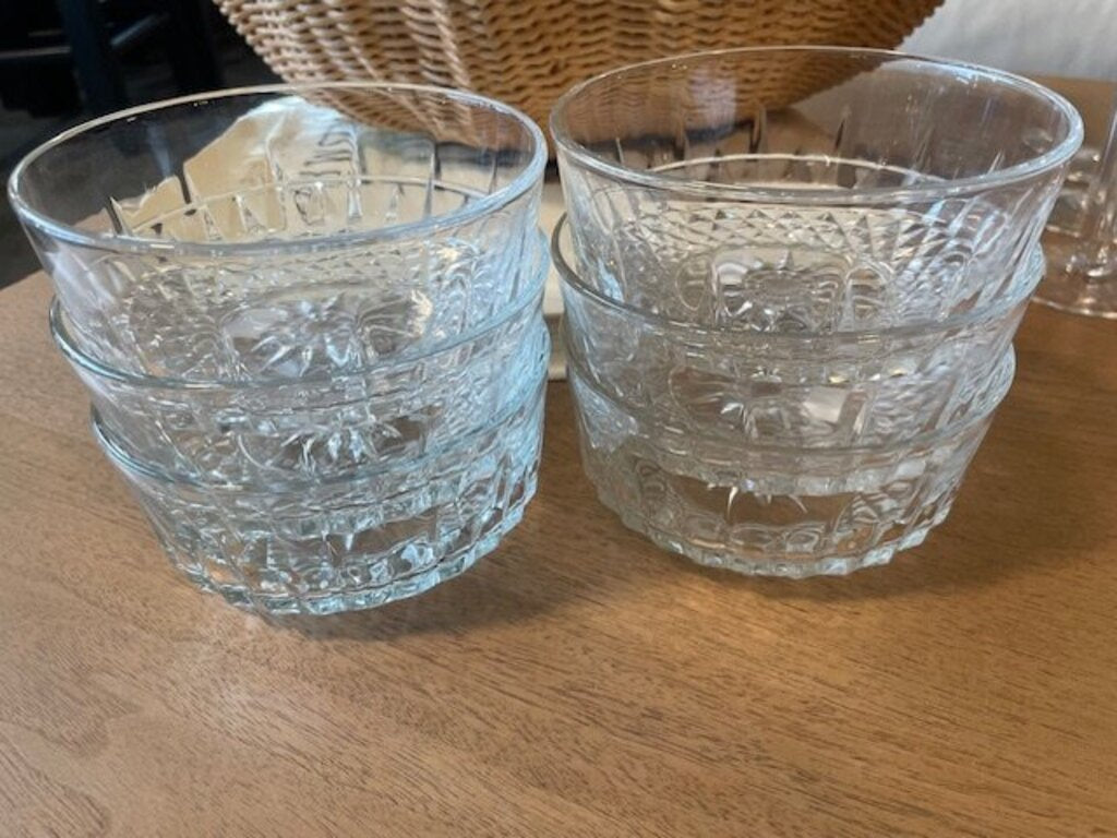 Arcoroc Lumiere Clear Glass Bowls - Set of 6