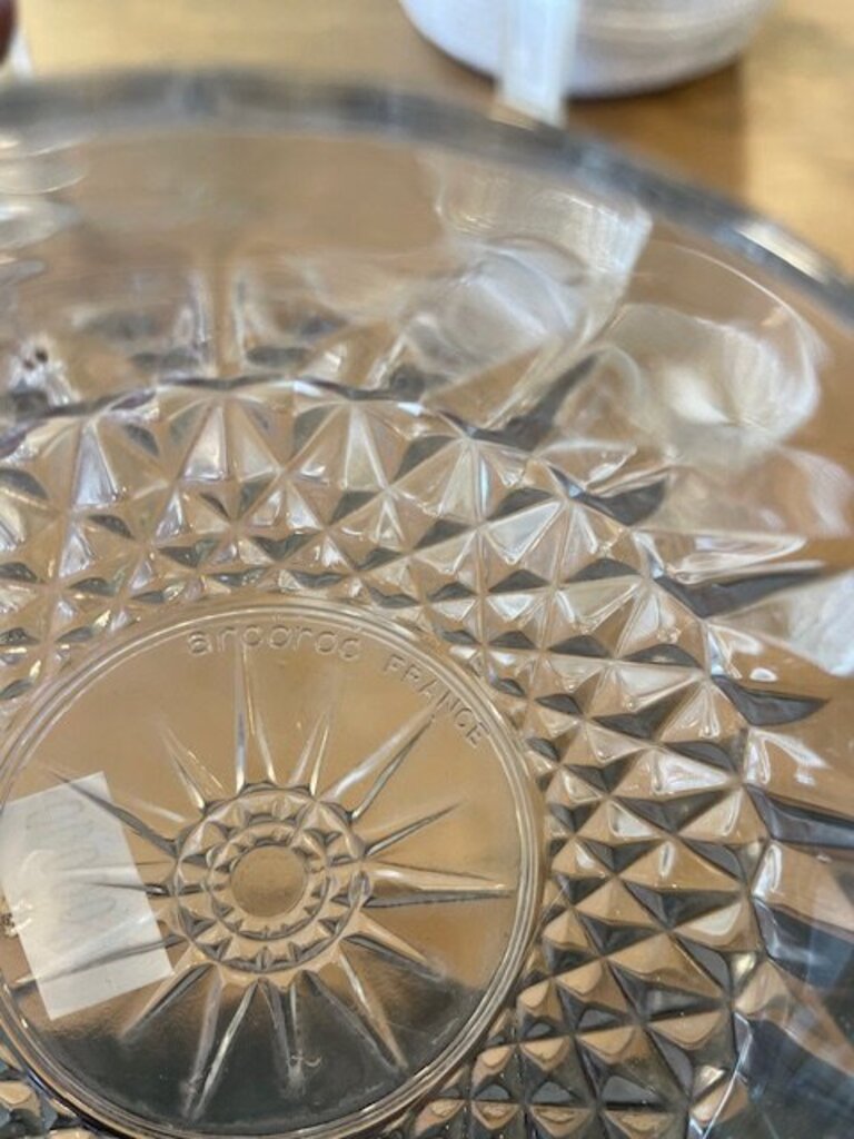 Arcoroc Diamante Clear Tempered Glass Dessert Bowls - Set of 5