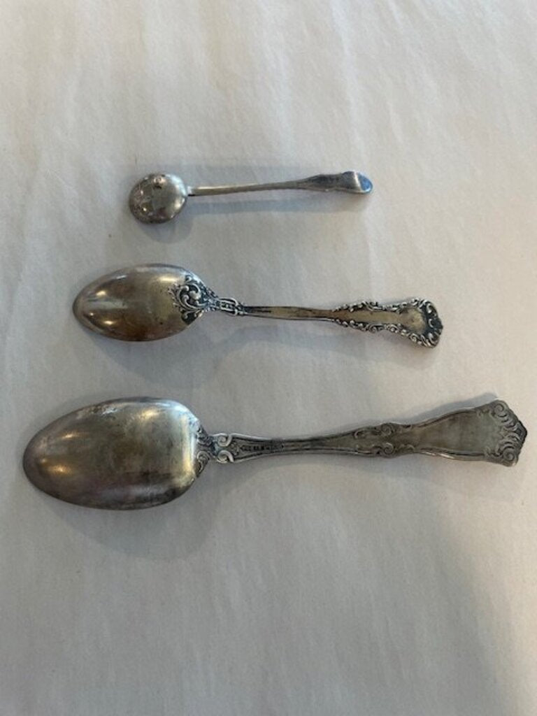 Gorham Wallace &Towle Sterling Silver Spoons-Set of 3