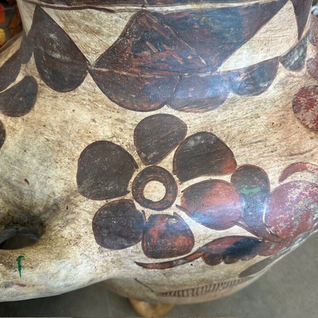 Antique Guerrero Paint Clay Water Vessel