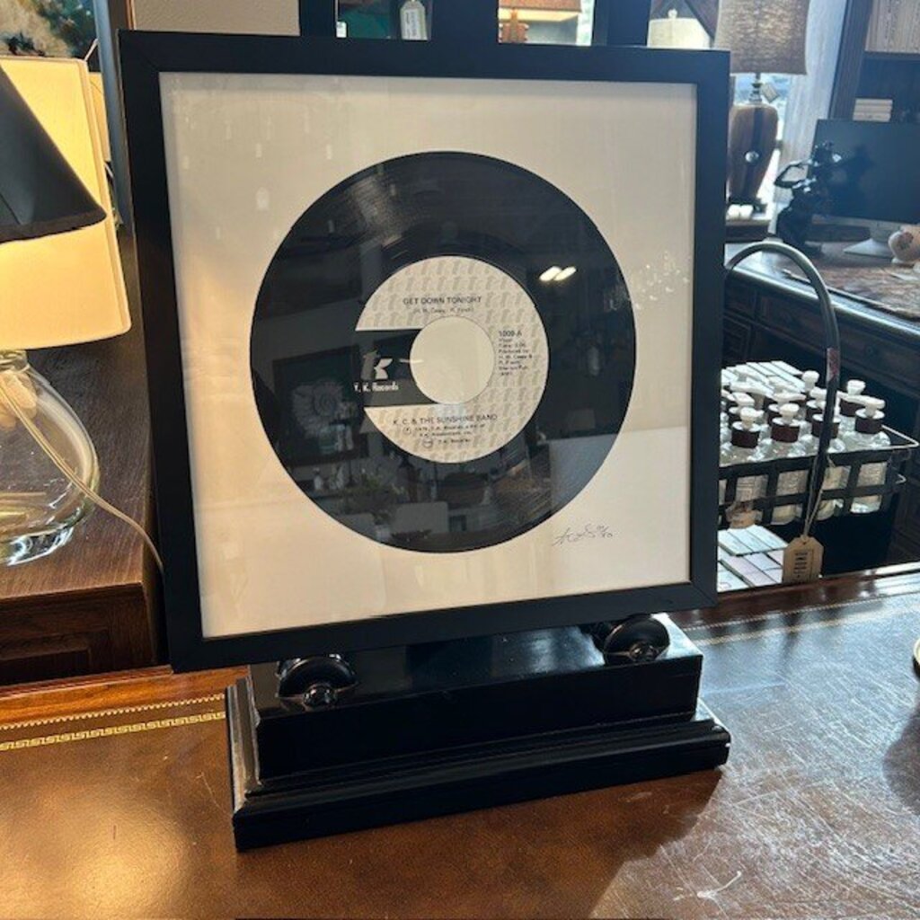 K.C. & The Sunshine Band Signed Record Print