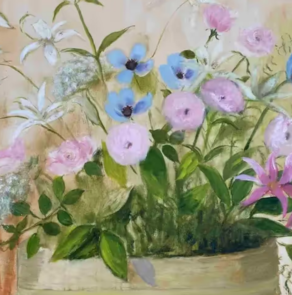 Original Floral Art By Anne Bruno