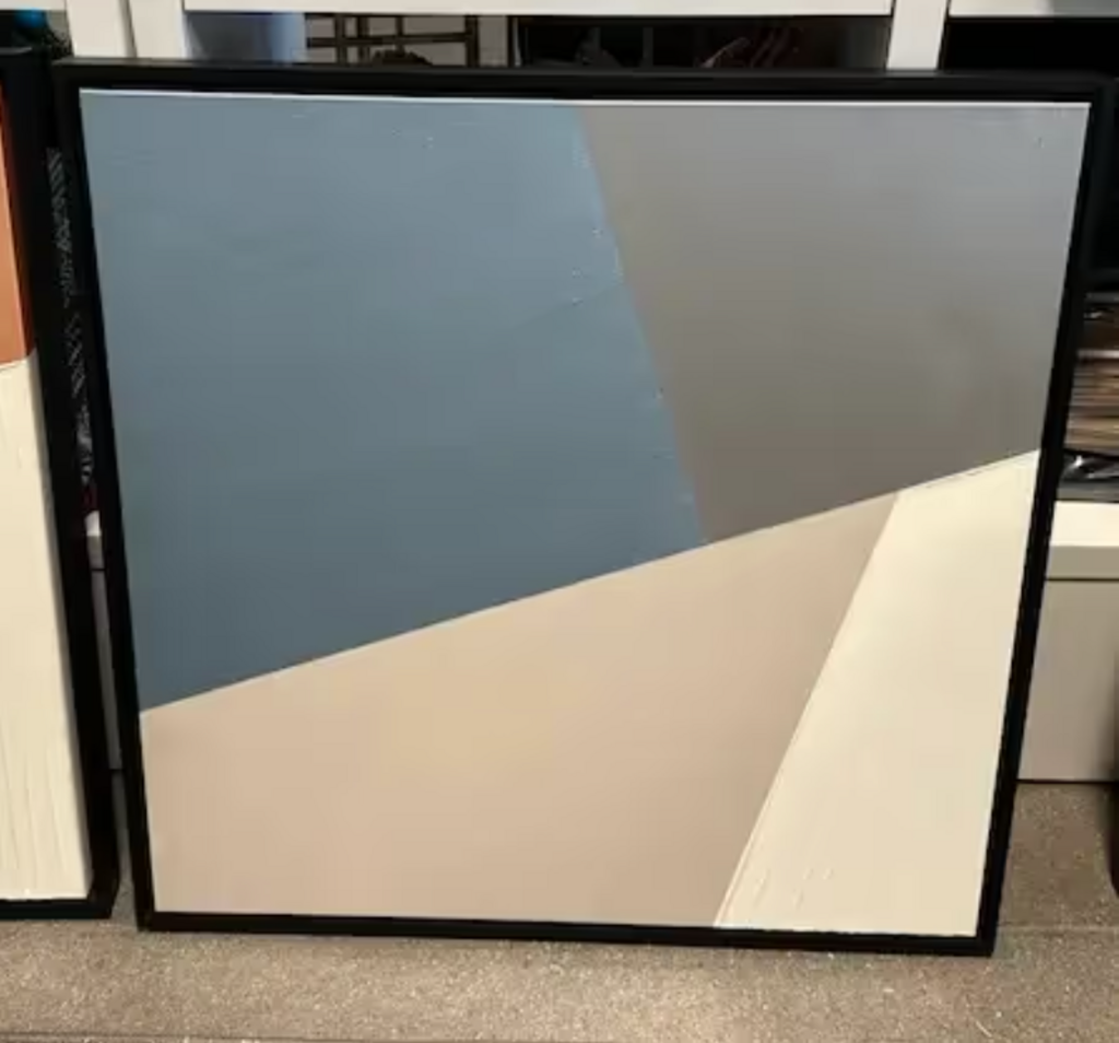 Abstract Geometric Art Modern Shapes X