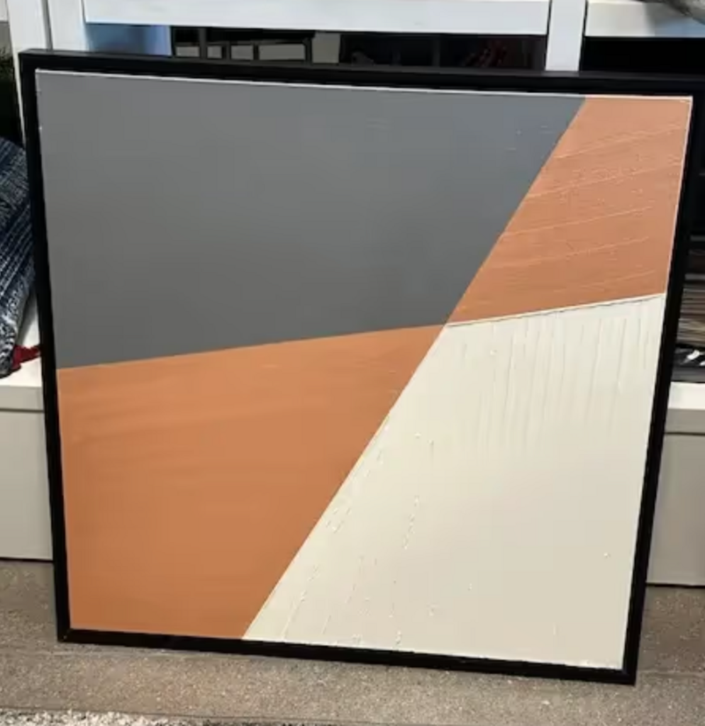 Abstract Geometric Art Modern Shapes IX